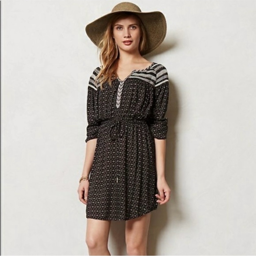 Holding Horses Anthropologie embroidered peasant dress